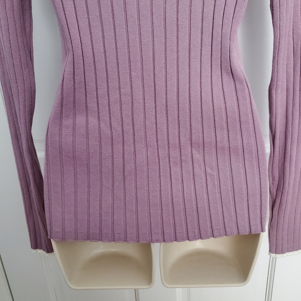 Nordstrom Rack V-Neck Ribbed Cardigan - Picture 6 of 8